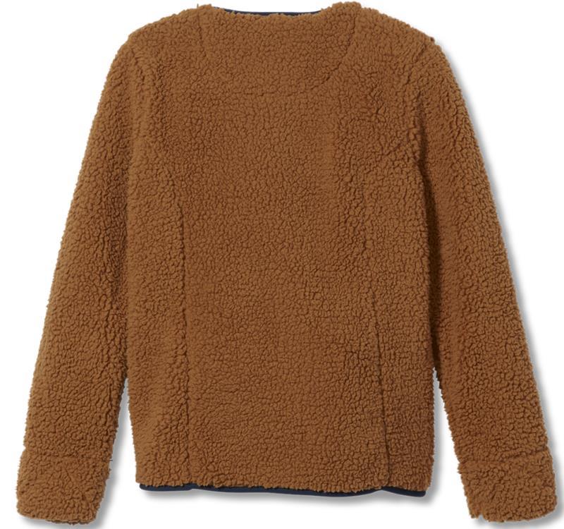 Urbanesque Sherpa Cardi - Womens - brown sugar 1