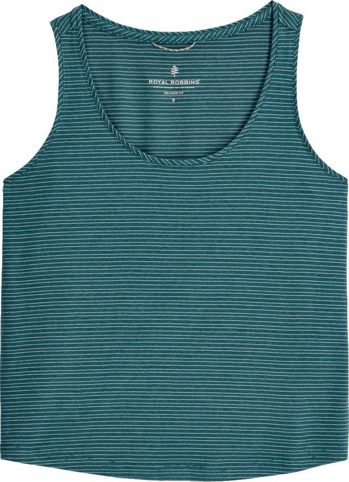 Vacationer Boxy Tank - Womens - balsam stripe 1