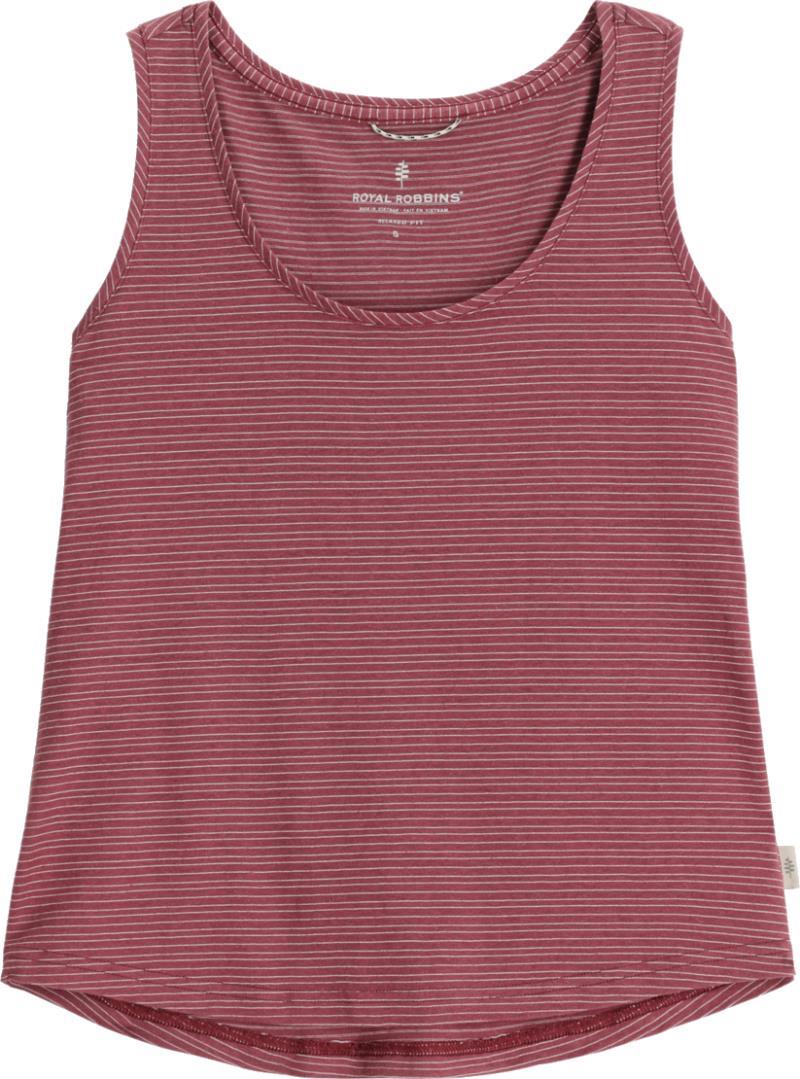 Vacationer Boxy Tank - Womens - wild rhubarb stripe 1