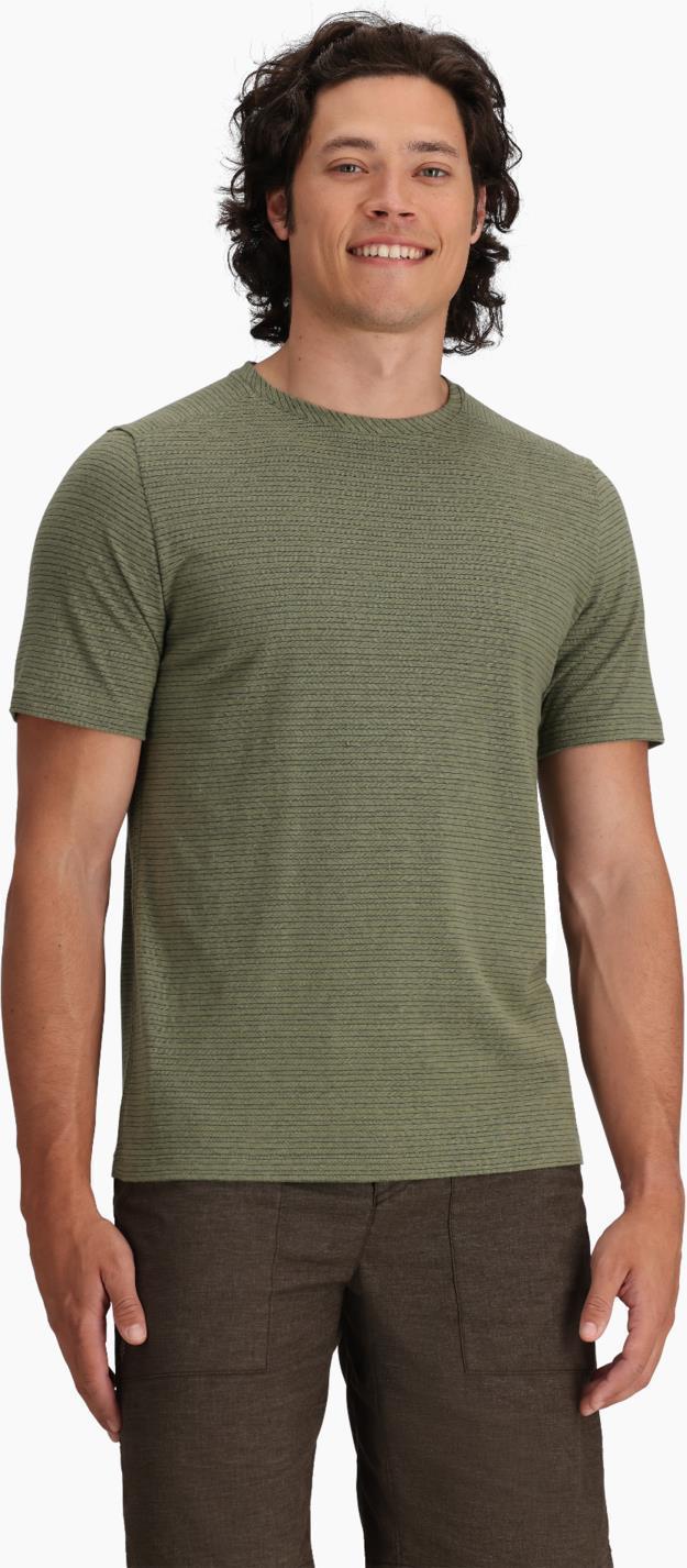 Vacationer Crew SS - Mens - Fiddlehead Stripe 2