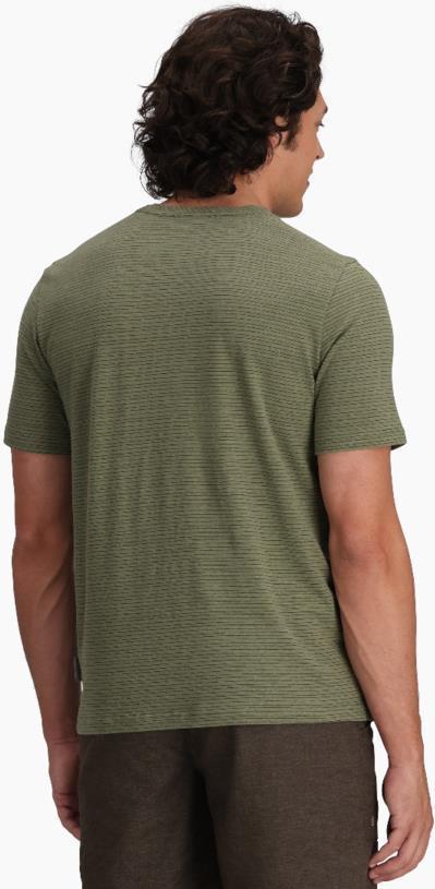 Vacationer Crew SS - Mens - Fiddlehead Stripe 3