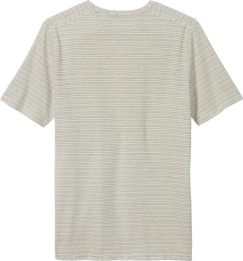 Vacationer Crew SS - Mens - Ivory Stripe 2