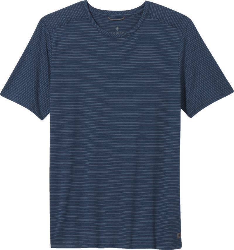 Vacationer Crew SS - Mens - Navy Stripe 1