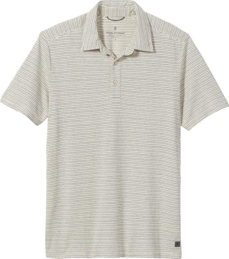 Vacationer Polo - Mens - Ivory Stripe 1