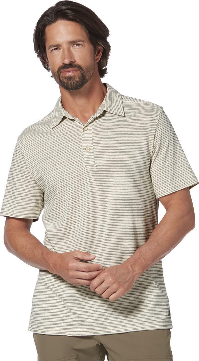 Vacationer Polo - Mens - Ivory Stripe 3