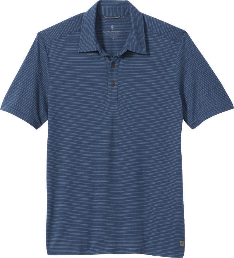 Vacationer Polo - Mens - Navy Stripe 1