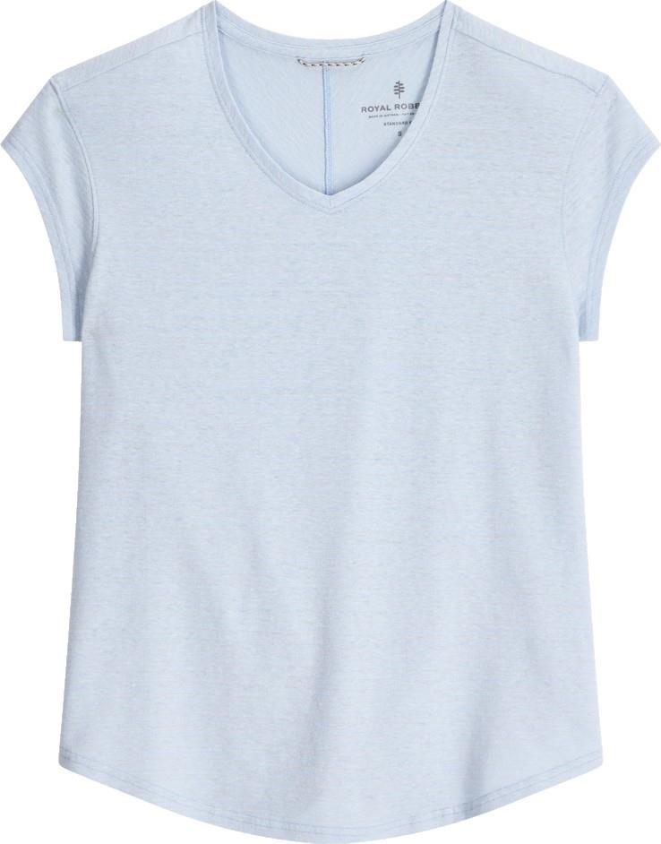 Vacationer V-Neck SS - Womens - skyway stripe 1