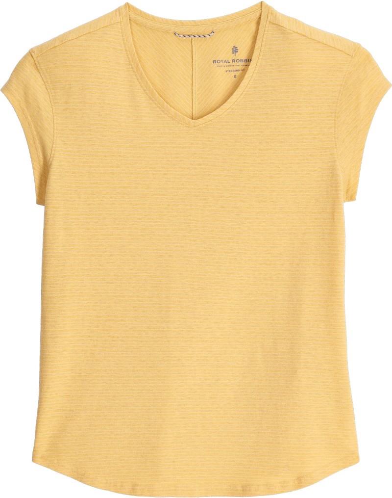 Vacationer V-Neck SS - Womens - sunbeam stripe 1