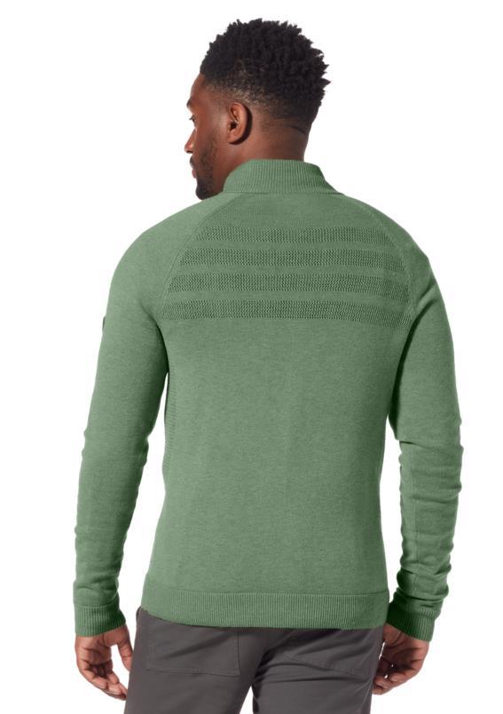 Ventour 1/4 Zip Sweater - Mens - jade frost 1