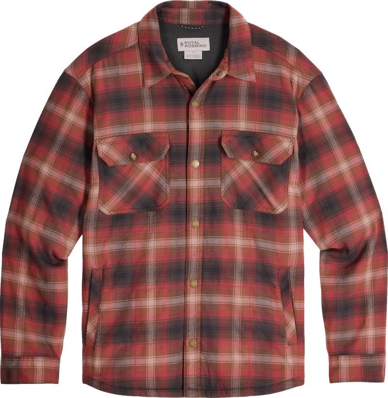 Vista Flannel Shacket - Mens - spice grizzly plaid 1
