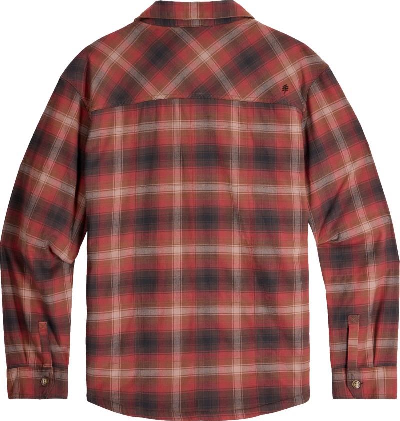 Vista Flannel Shacket - Mens - spice grizzly plaid 1