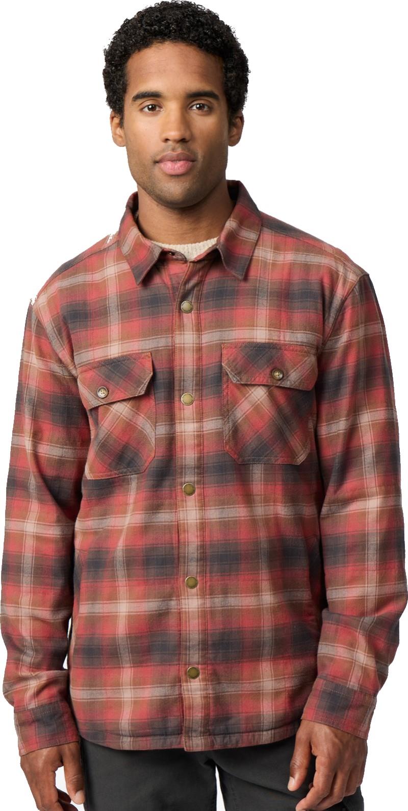 Vista Flannel Shacket - Mens - spice grizzly plaid 1