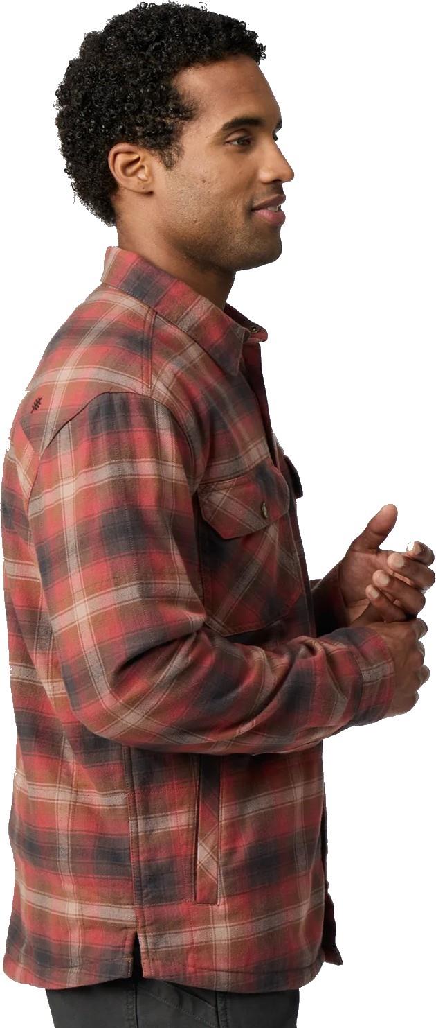 Vista Flannel Shacket - Mens - spice grizzly plaid 1