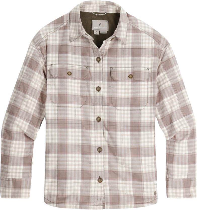 Vista Flannel Shacket - Womens - chalk antelope plaid 1