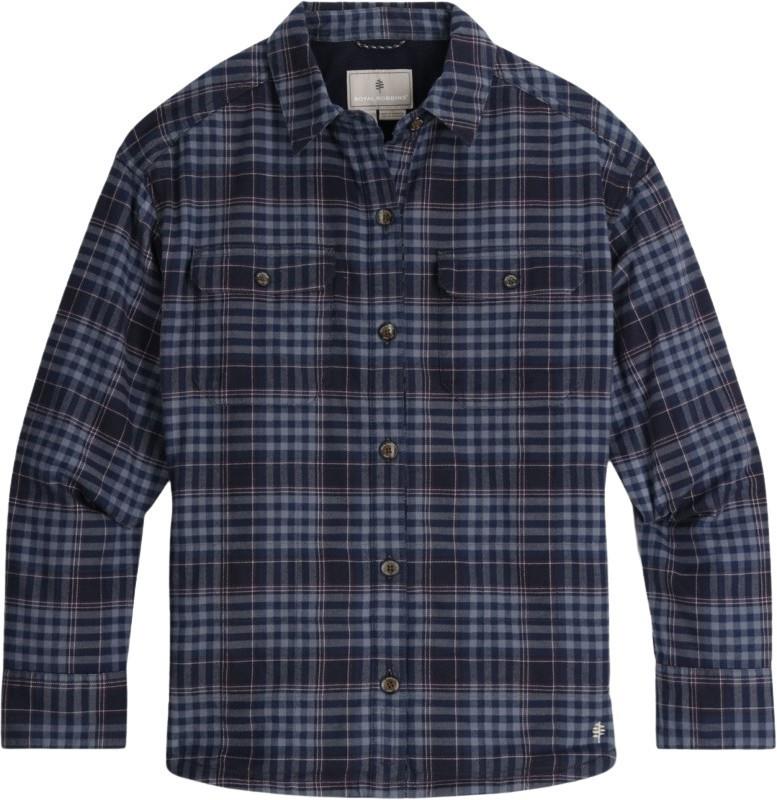 Vista Flannel Shacket - Womens - deep blue antelope plaid 1