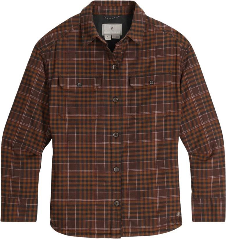 Vista Flannel Shacket - Womens - saddle antelope plaid 1