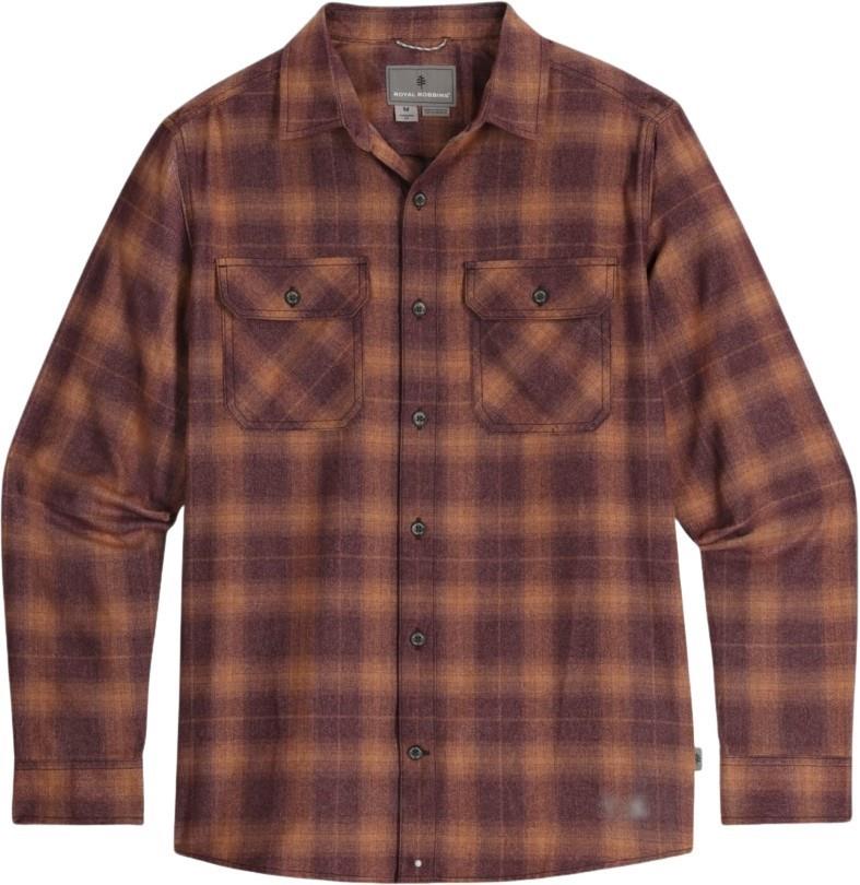 Vogelsang LS - Mens - loganberry round top plaid 1
