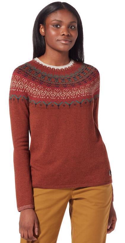 Westlands Fairisle Crew - Womens - Rustic Heather 2