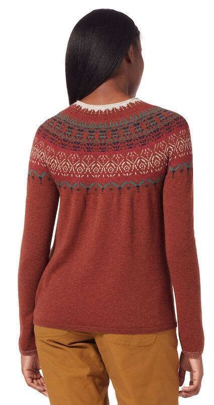 Westlands Fairisle Crew - Womens - Rustic Heather 3