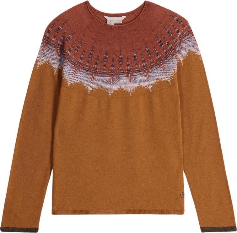 Westlands Fairisle Crew - Womens - Rustic Muir Print 1
