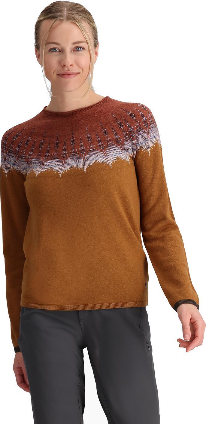 Westlands Fairisle Crew - Womens - Rustic Muir Print 2
