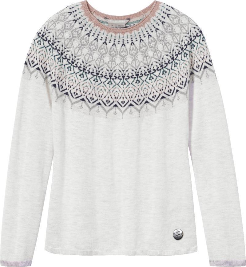 Westlands Fairisle Crew - Womens - Sand Dollar 1