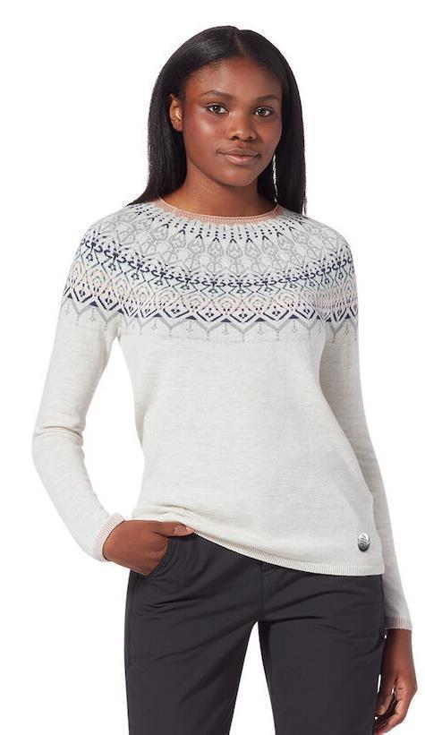 Westlands Fairisle Crew - Womens - Sand Dollar 2