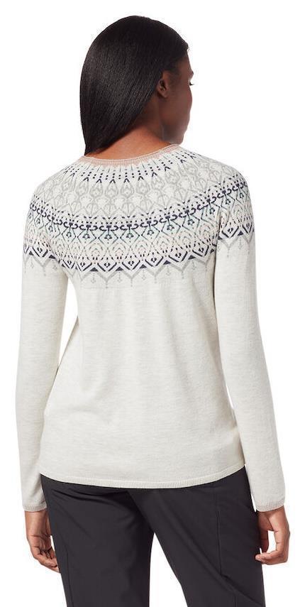 Westlands Fairisle Crew - Womens - Sand Dollar 3