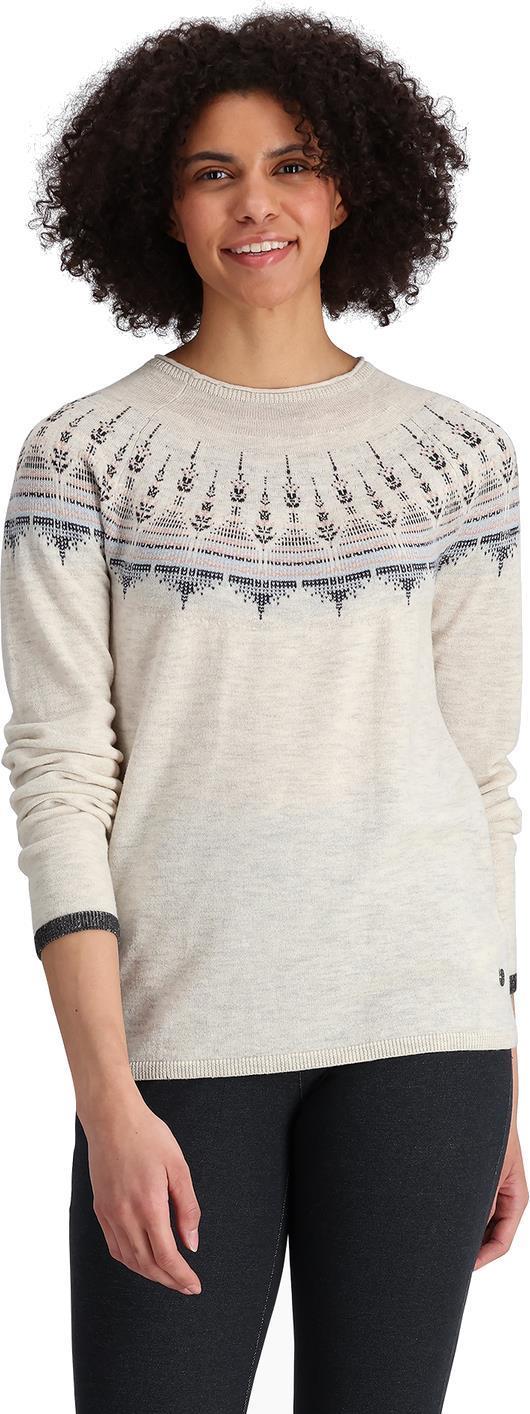 Westlands Fairisle Crew - Womens - Sand Dollar Muir Print 2