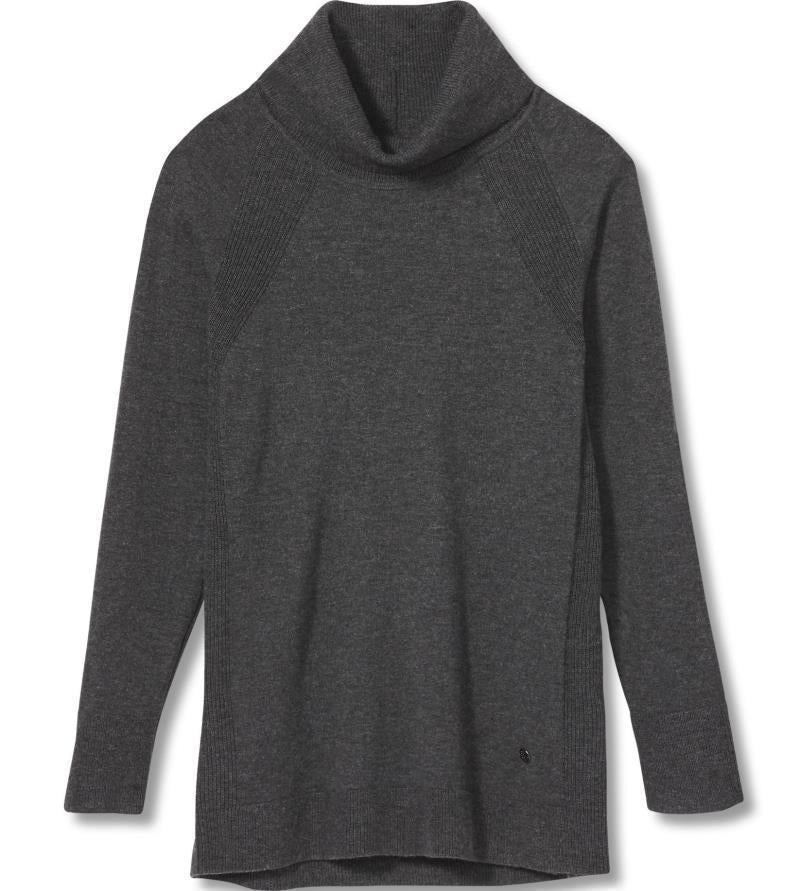 Westlands Funnel Neck - Womens - charcoal 1