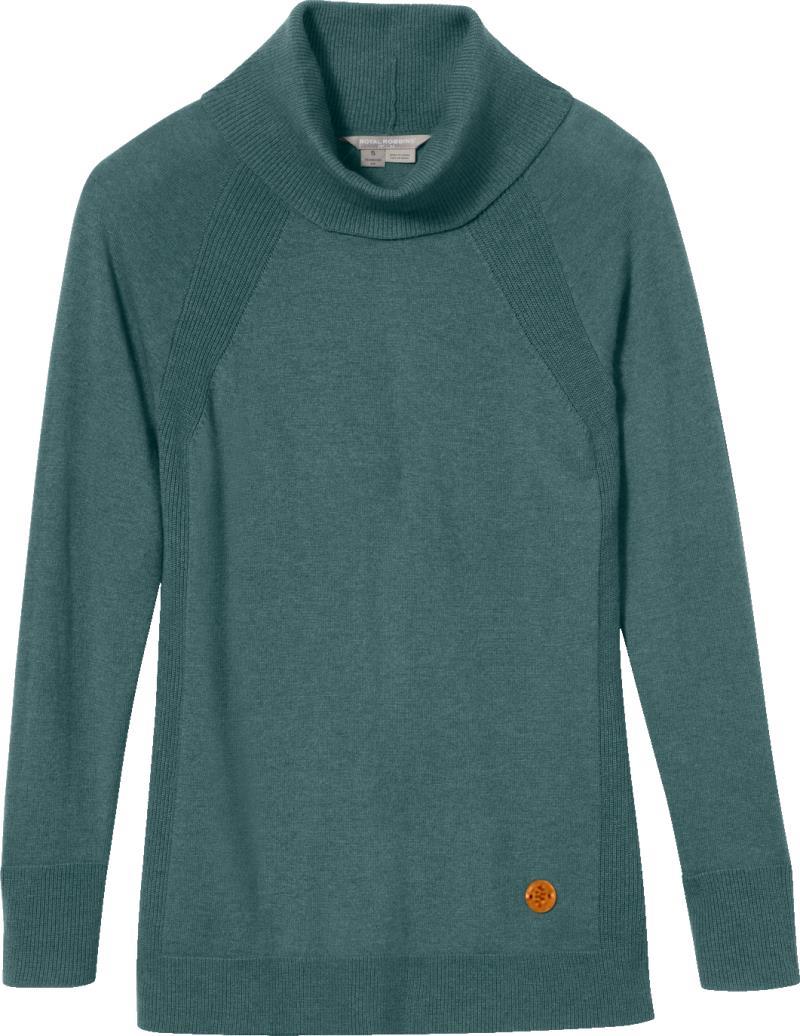 Westlands Funnel Neck - Womens - sea pine 1