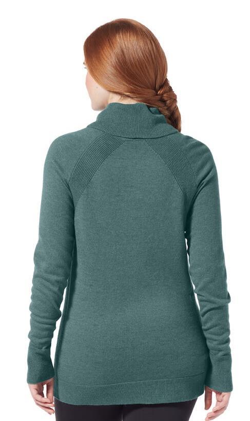 Westlands Funnel Neck - Womens - sea pine 1