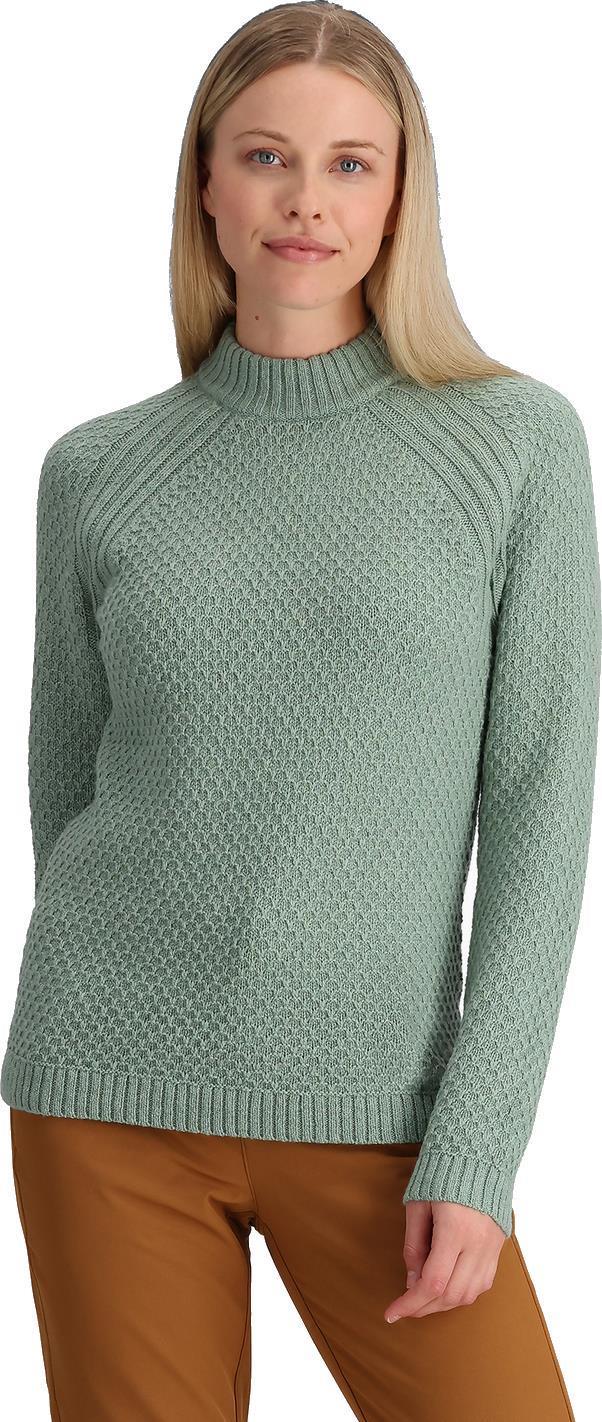 Westlands Mock Neck - Womens - Sage Leaf 2