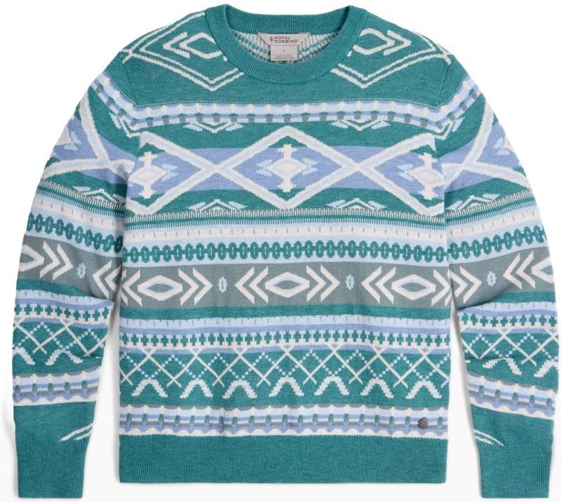 Westlands Pullover - Womens - mineral heather acacia print 1