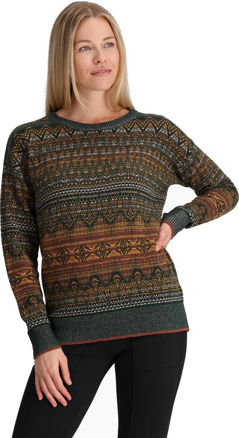 Westlands Relaxed Pullover - Womens - Caramel Muir Print 2