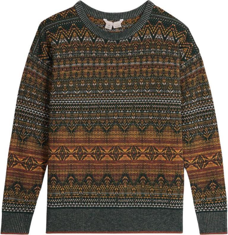 Westlands Relaxed Pullover - Womens - Caramel Muir Print 1