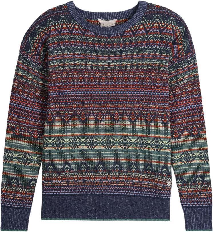 Westlands Relaxed Pullover - Womens - Deep Blue Muir Print 1