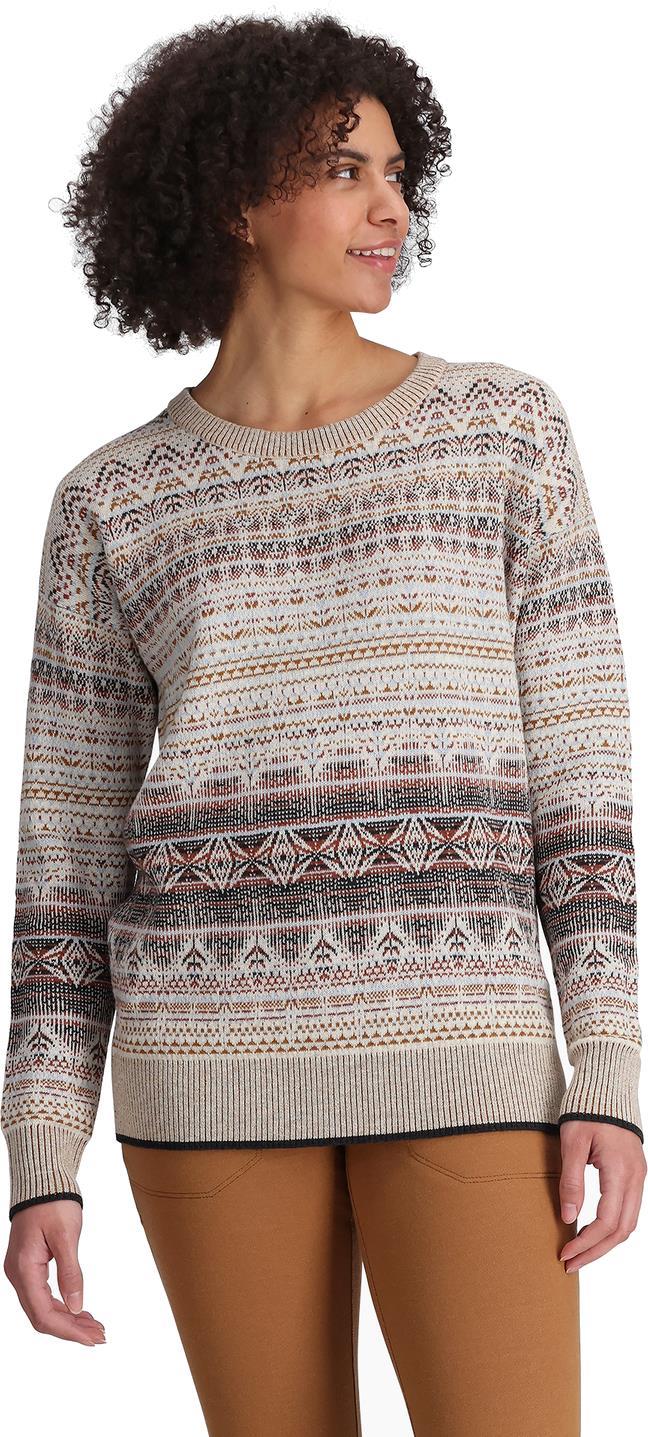 Westlands Relaxed Pullover - Womens - Sand Dollar Muir Print 2