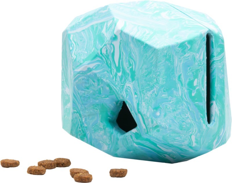 Gnawt-a-Rock Toy - glacial blue 1