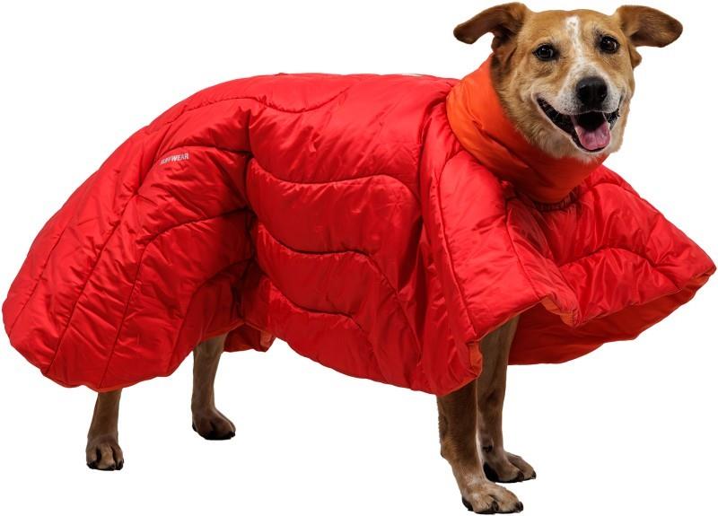 Palisades Sleep Poncho - red currant 1