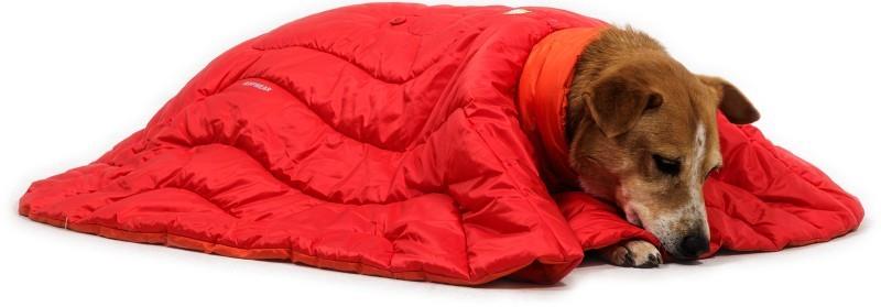 Palisades Sleep Poncho - red currant 1