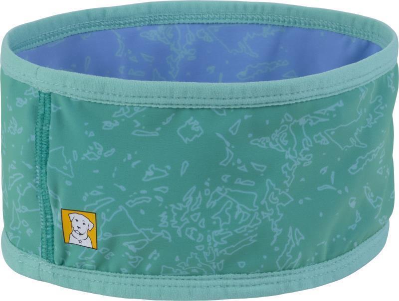 Swamp Cooler Neck Gaiter - Aurora Teal / Heliotrope Purple 2