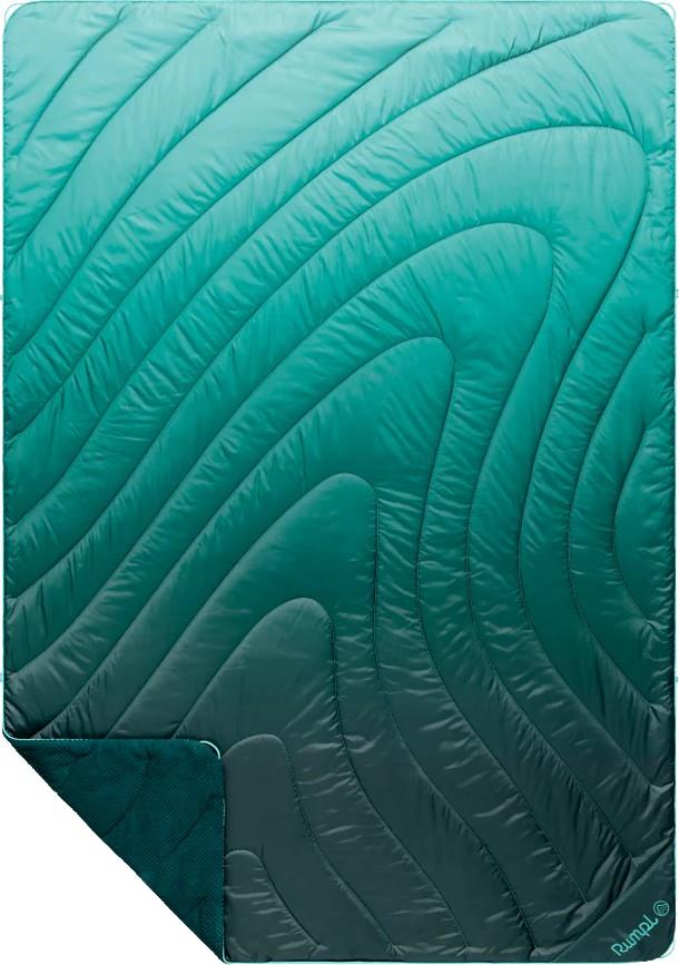 Fleece Puffy Blanket - jade fade 1