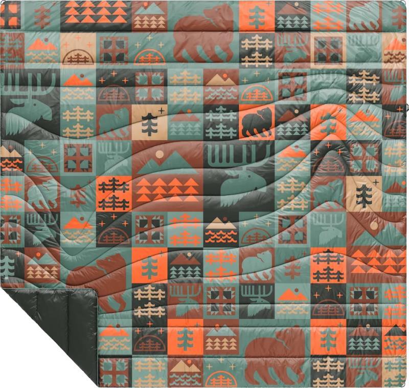 Original Puffy Blanket 2P - Forest Cabin 1