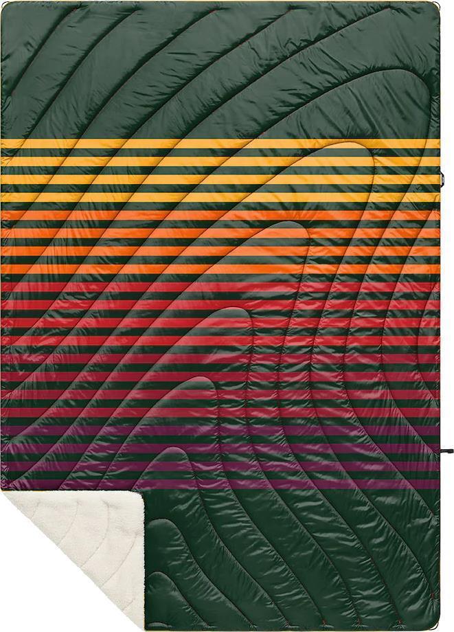 Sherpa Puffy Blanket 1P - Forest Rays 1
