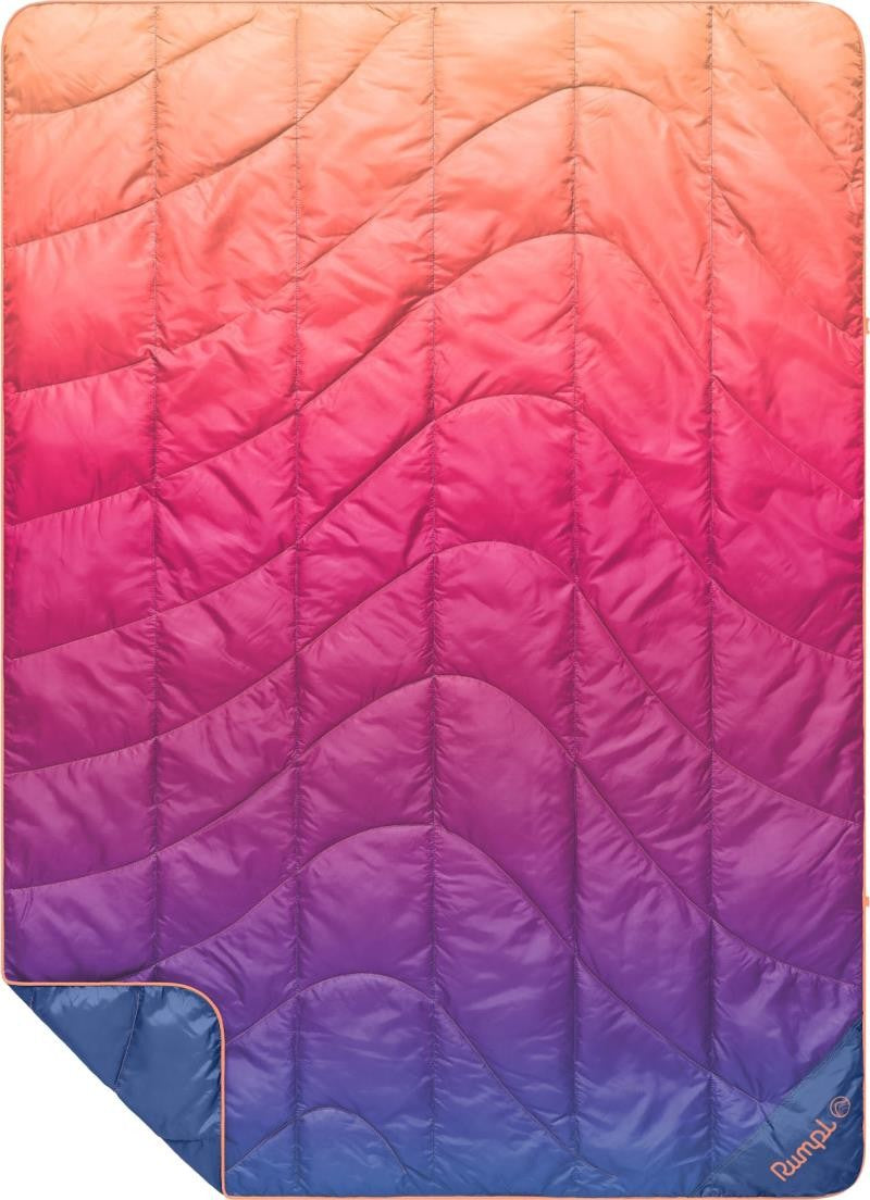 Travel Puffy Blanket 1P - sunset spectrum fade 1