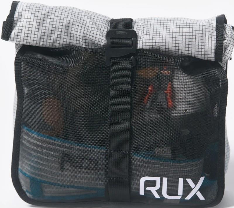 Rux Packing Pocket 2L Mesh - white w/ black grid 1