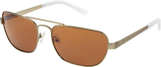 Jervis, Poly Matte Brushed Gold / Brown Lens - not applicable 1