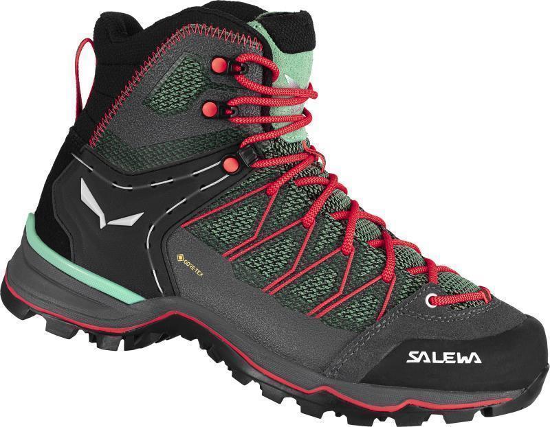 Mountain Trainer Lite Mid GTX - Womens - Feld Green / Fluo Coral 1