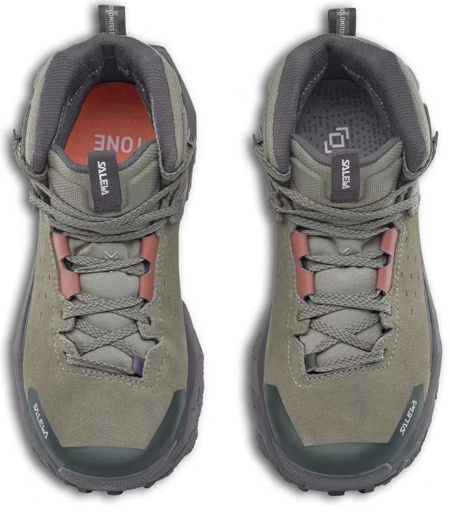 Pedroc 2 Leather Mid PTX - Womens - faded green / dark olive 1